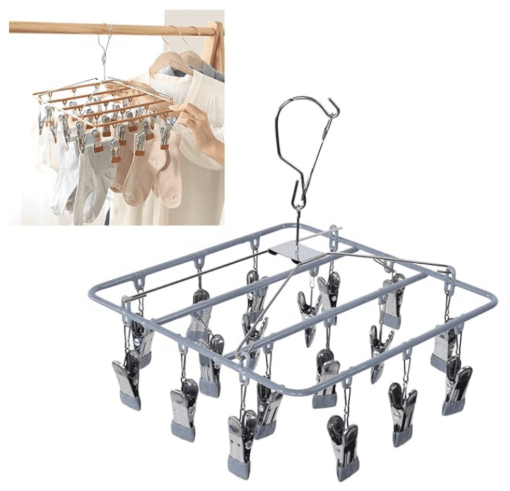 Drying Rack, Durable to Use Scientific Spacing Socks Hanger Non Slip for Balcony for Bedroom for Home - Image 3